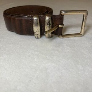 Honest Belt Women's Size 28 Vintage Brown Leather Vintage 62809